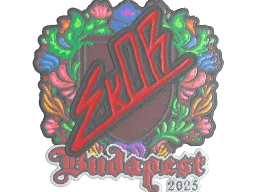 Sticker | sk0R (Embroidered) | Budapest 2025