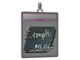 Sticker Slab | s1mple (Foil) | MLG Columbus 2016