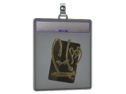 Sticker Slab | Hello M4A4 (Gold)