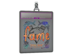 Sticker Slab | fame (Holo) | Austin 2025