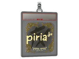 Sticker Slab | piriajr (Gold) | Austin 2025