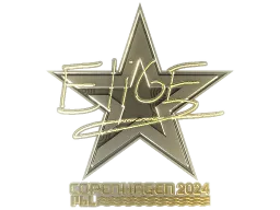 Sticker | EliGE (Gold) | Copenhagen 2024