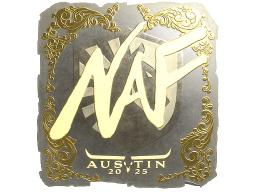 Sticker | NAF (Gold) | Austin 2025