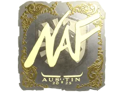 Sticker | NAF (Gold) | Austin 2025