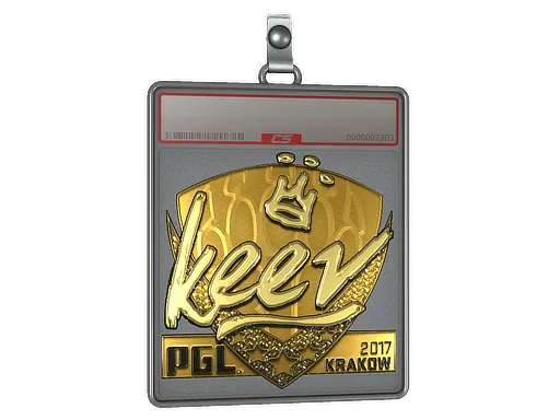 Sticker Slab | keev (Gold) | Krakow 2017
