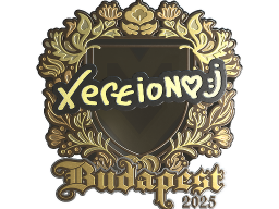 Sticker | xertioN (Gold) | Budapest 2025