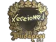 Sticker | xertioN (Gold) | Budapest 2025 CS2 skin
