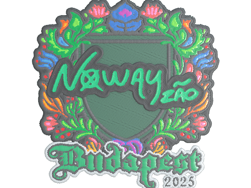 Sticker | noway (Embroidered) | Budapest 2025