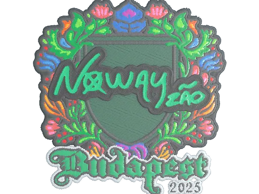 Sticker | noway (Embroidered) | Budapest 2025