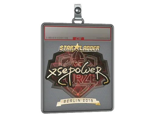 Sticker Slab | xsepower (Gold) | Berlin 2019