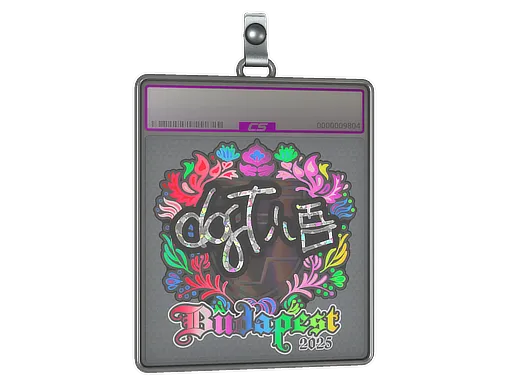 Sticker Slab | dgt (Holo) | Budapest 2025