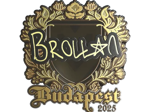 Sticker | Brollan (Gold) | Budapest 2025