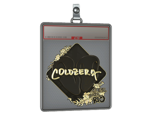 Sticker Slab | coldzera (Gold) | Rio 2022