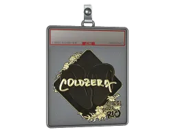 Sticker Slab | coldzera (Gold) | Rio 2022