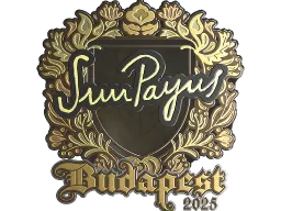 Sticker | SunPayus (Gold) | Budapest 2025