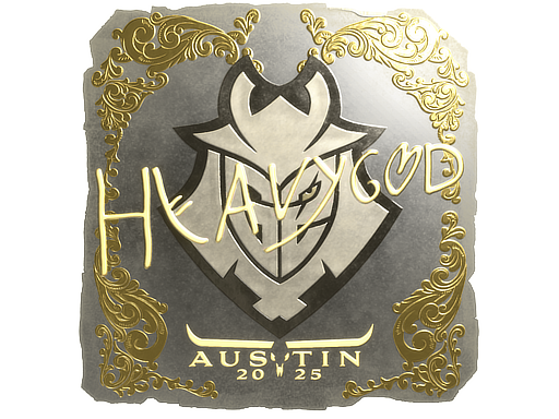Sticker | Heavygod (Gold) | Austin 2025