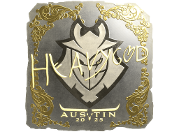 Sticker | Heavygod (Gold) | Austin 2025