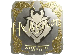 Sticker | Heavygod (Gold) | Austin 2025