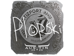Sticker | Plopski (Foil) | Austin 2025
