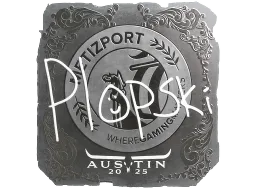 Sticker | Plopski (Foil) | Austin 2025