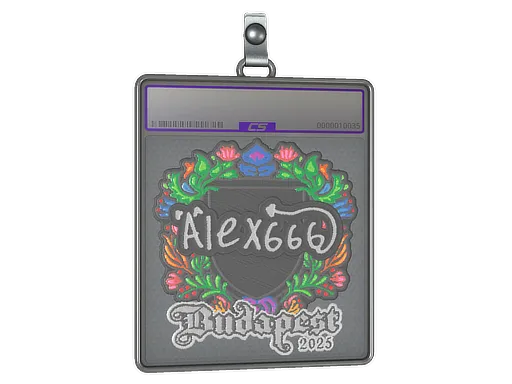 Sticker Slab | alex666 (Embroidered) | Budapest 2025