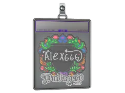 Sticker Slab | alex666 (Embroidered) | Budapest 2025