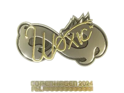 Sticker | woxic (Gold) | Copenhagen 2024