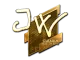 Sticker | JW (Gold) | Boston 2018 CS2 skin