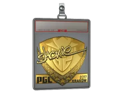 Sticker Slab | shox (Gold) | Krakow 2017