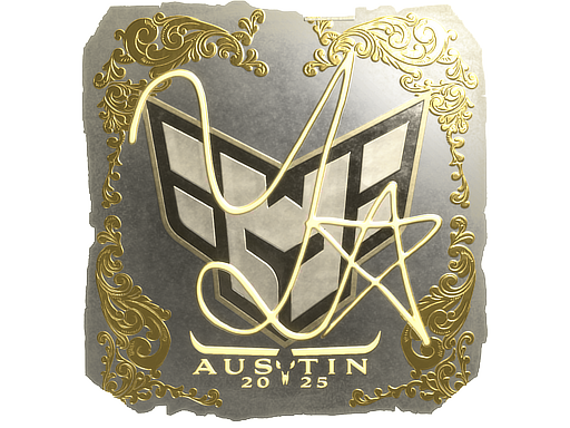 Sticker | yxngstxr (Gold) | Austin 2025