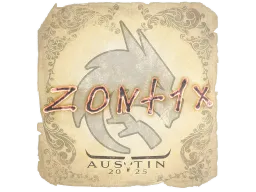 Sticker | zont1x | Austin 2025