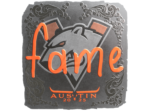 Sticker | fame (Foil) | Austin 2025
