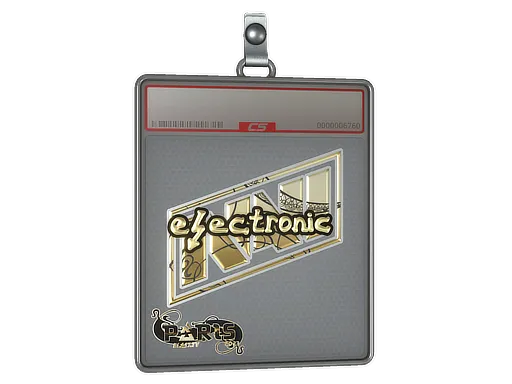 Sticker Slab | electronic (Gold) | Paris 2023