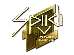 Sticker | Spiidi (Gold) | Boston 2018