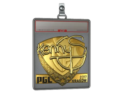 Sticker Slab | kennyS (Gold) | Krakow 2017