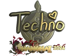 Sticker | Techno4K (Gold) | Shanghai 2024