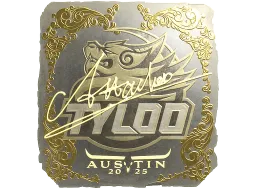 Sticker | Attacker (Gold) | Austin 2025