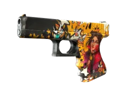 StatTrak™ Glock-18 | Bullet Queen (Well-Worn)