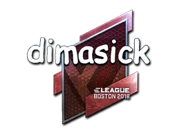 Sticker | dimasick (Foil) | Boston 2018
