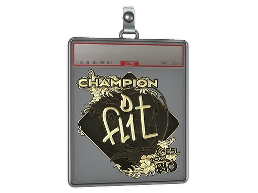 Sticker Slab | FL1T (Gold, Champion) | Rio 2022