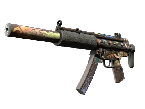 MP5-SD | Necro Jr. (Battle-Scarred)