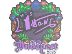 Sticker | L1haNg (Embroidered) | Budapest 2025