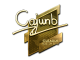Sticker | cajunb (Gold) | Boston 2018