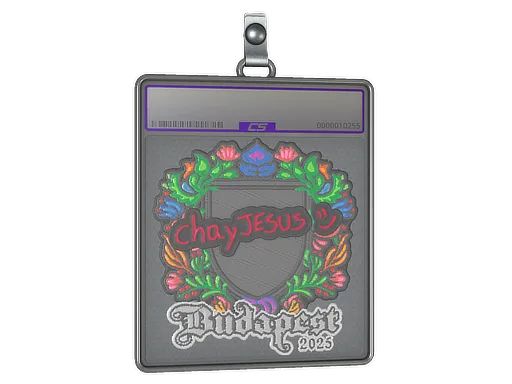 Sticker Slab | chayJESUS (Embroidered) | Budapest 2025