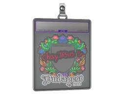 Sticker Slab | chayJESUS (Embroidered) | Budapest 2025