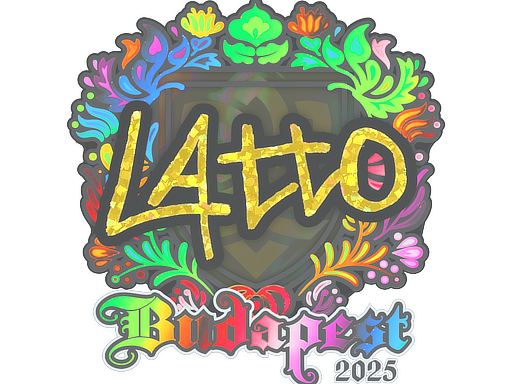 Sticker | latto (Holo) | Budapest 2025