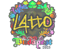 Sticker | latto (Holo) | Budapest 2025