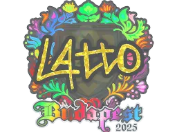 Sticker | latto (Holo) | Budapest 2025
