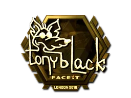 Sticker | tonyblack (Gold) | London 2018