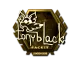Sticker | tonyblack (Gold) | London 2018 CS2 skin